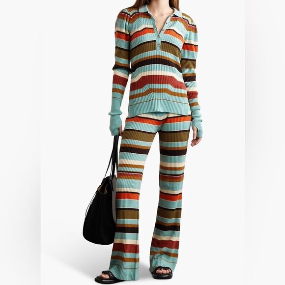 Ulla Johnson Rochelle Striped Knit Pants M - Picture 9 of 9